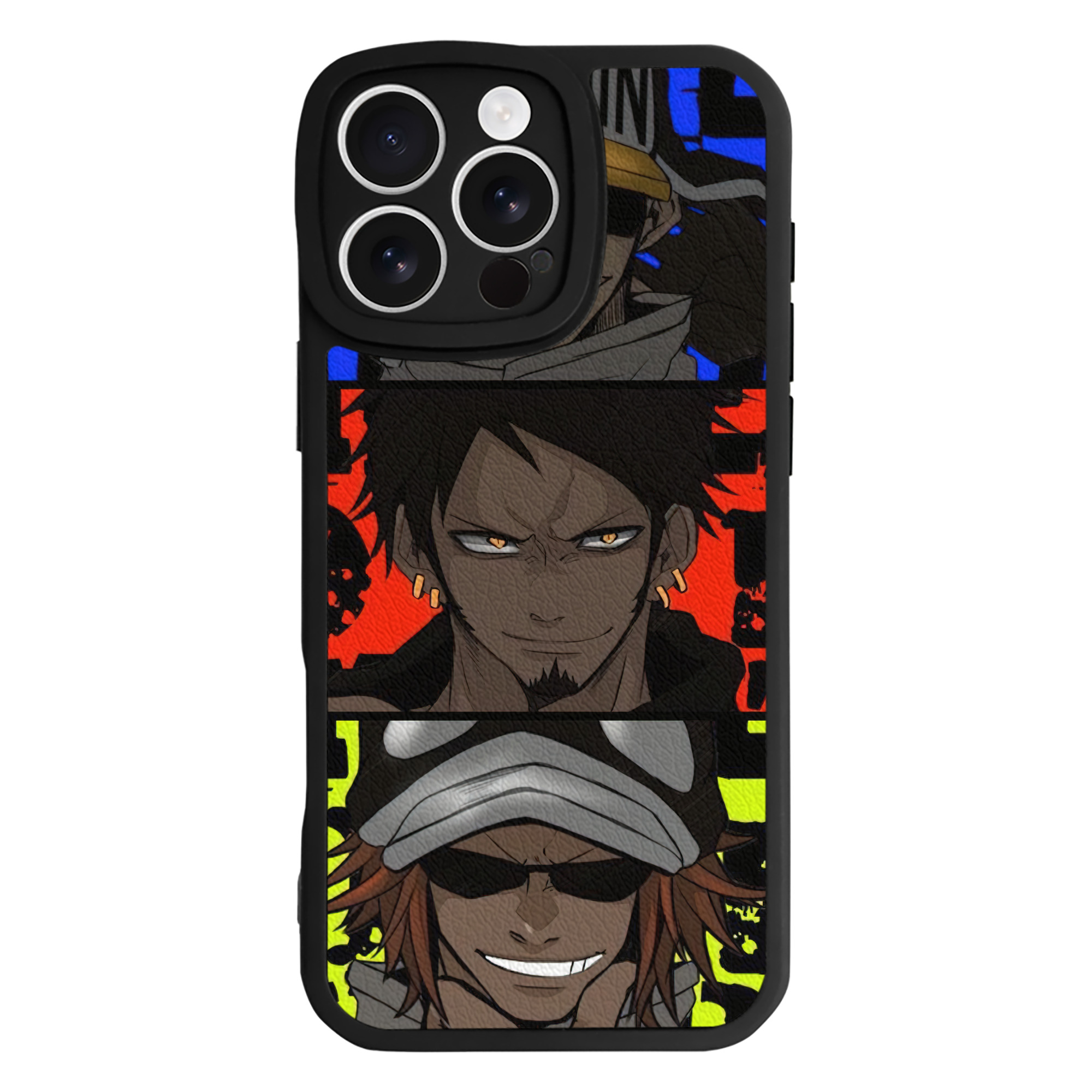（画像用） ワンピース ONE PIECE 【iPhone 16シリーズ対応】シリコンスマホケース（レザー調） 材質：シリコン